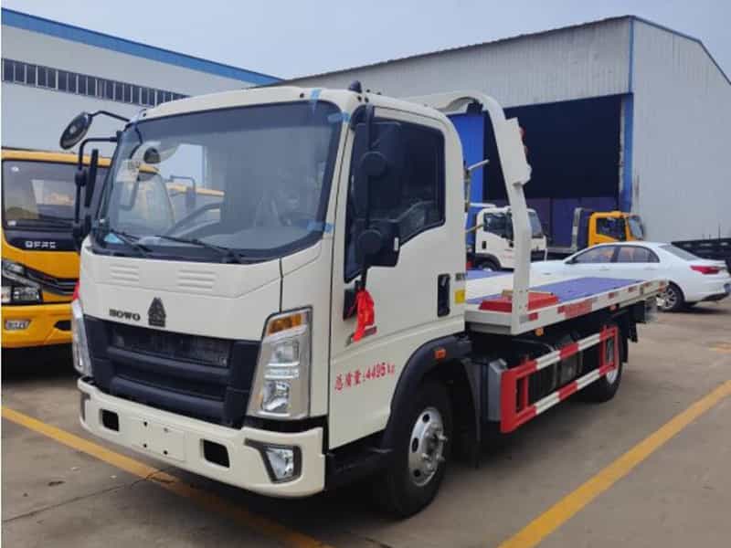 重汽一拖二清障车